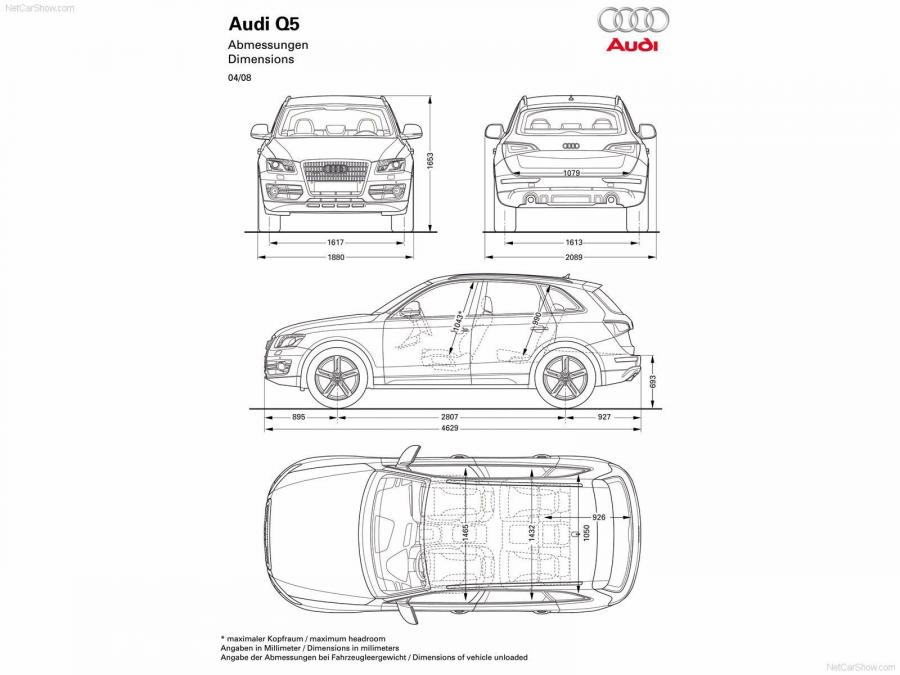 Схема Audi Q5 2.0T Quattro (8R) 2008 года  (фото 3 из 29)
